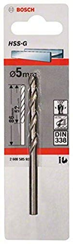 Bosch Accessories Bosch Professional Metallbohrer HSS-G geschliffen (Ø 5 mm)