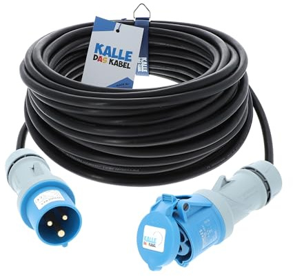 KALLE DAS KABEL CEE-Gummiverlängerung H07RN-F 3G 1,5 mm² 10 m