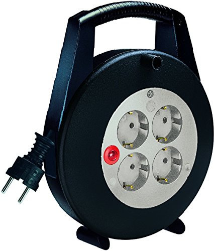Brennenstuhl 80411338402 4-Fach Indoor (3 Stück, Vario Line Kabelbox | 5m Kabel)