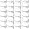 Yardwe 50 PCS Ganchos para Tableros Ganchos para Panel Pared tablero perforado pared Ganchos