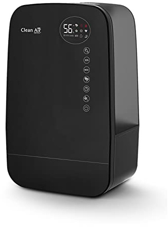 Novedad - Humidificador 3 en 1 con ionizador, lámpara UV y aromaterapia Clean Air Optima CA-607B – Adecuado para habitaciones pequeñas y grandes de hasta 65 m²/160 m³ aprox