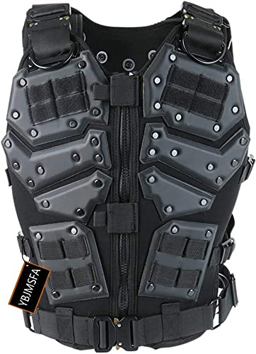 NC Airsoft Paintball Verstellbare Taktische Weste, Outdoor-Kampftraining Taktische Rüstungsweste, Militäruniform Mit Taschenplatte, Brustschutzweste