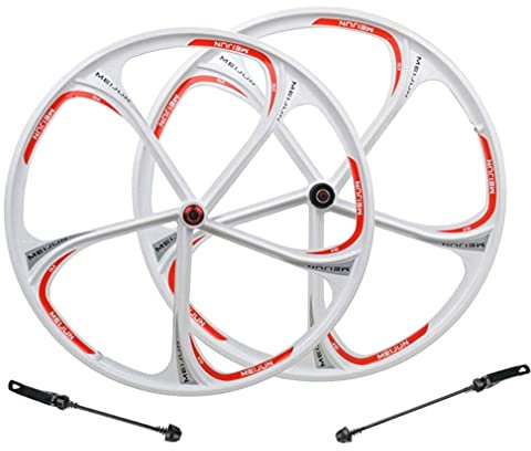 Generic Mountainbike Scheibenbremse Laufradsatz 26 Zoll Fahrradfelge Integrierter Laufradsatz MTB Laufräder Schnellspannnabe Für 7/8/9/10s Kassettenschwungrad