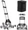 Stair Climbing Hand Truck Heavy-Duty Shopping Cart，Heavy-Duty Hand Truck Portable Folding Cart for Moving with Universal Wheels and with Removable Waterproof Canvas Bag