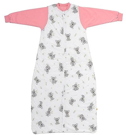 Schlummersack Babyschlafsack Winter 110 cm Koala | Mit Ärmel 3.5 Tog | Baumwolle