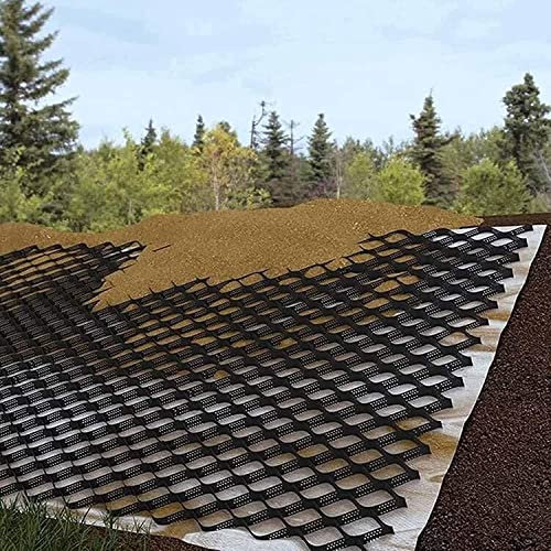 Kiesgitter Kiesmatten Kieswaben Großes Kies-Sand-Beton-Stabilisierungsgitter Zur Verstärkung Von Auffahrten/Wanderwegen/Parkplätzen, Strapazierfähige, Durchlässige Pflastersteine ​​für Parkflächen/Woh