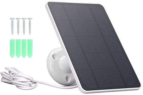 Solar-Ladegerät-Panel, 10 W Überwachungskamera-Netzteil, Batterieladegerät, Micro-USB-Ausgang, Wasserdichtes Kamera-Lade-Solarpanel
