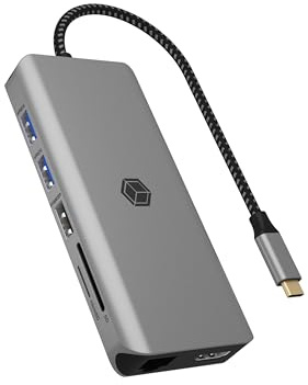 ICY BOX USB Type-C Notebook DockingStation 12 Ports IB-DK4061-CPD | Erweitert Notebook um 12 weitere AnschlüsseUSB Type-C Anschluss zum NotebookIdeal für Büro- und Homeoffice-Arbeitsplätze