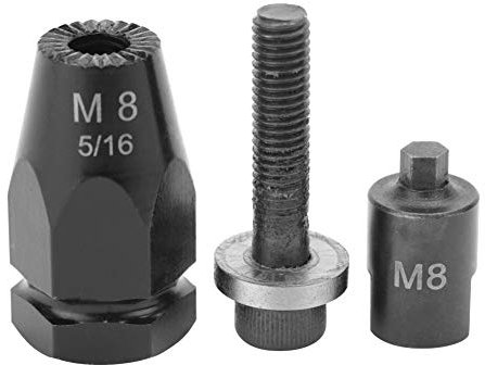 Nietmutternpistolenkopf, M5 M6 M8 M10 Pneumatischer Zugsetzer, Luftnieten, Mutternpistolenkopf, Pneumatische Nietpistolenteile, (Sechskant-Klemmgriff M8)