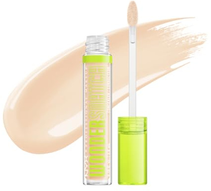 NYX Professional Makeup, Wonder Snatch Concealer, flüssig-cremige Formel, soft-mattes Finish, wasserfest, färbt nicht ab, spendet bis zu 24 Stunden Feuchtigkeit, vegane Formel, 3 Pale Cool, 3,5 ml