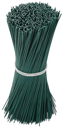 LOORGVEL 1000piezas Alambre De Atar para Jardín Bridas Trenzadas Reutilizables Alambre para Atar Plantas Bridas De Galvanizadas Organizador De Cable para Jardinería Unidades