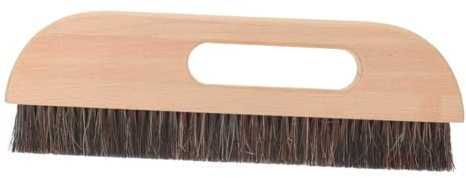 Gatuida Brosse à Tapisser Crin de Cheval avec Manche Brosse à Colle pour Peint Outil de Lissage Dense et Robuste pour Décoration Murale