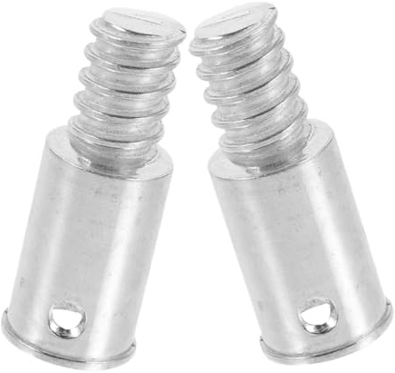 VILLFUL 2Pcs Aluminum Alloy Threaded Broom Handle Adapter Extension Pole Attachment Resistant for Construction and DIY Use Easy Installation