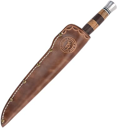 Tourbon Étui à couteau à désosser en cuir véritable pour ceinture de camping chasse