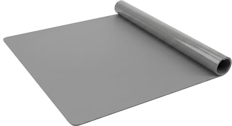 Heat Resistant Mat 40x30cm - 1.2mm Thick Silicone Mats for Worktops(Gray) | Food Grade Silicone, Waterproof Non-Slip Silicone Mats, Non Stick Silicone Sheet for Baking, Crafts, Countertops