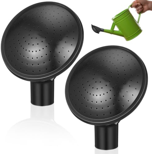 Didiseaon Watering can Rose Head Replacement 2 Pack Sprinkler Head Nozzle for Indoor Plants Bonsai and Garden Watering Fits Most Water Cans Plastic Spray Cap