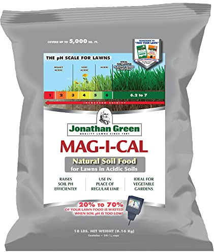 Jonathan Green (11353) Mag-I-Cal Soil Food for Lawns in Acidic Soil - Soil Amendment for Grass (5,000 Sq. Ft.)