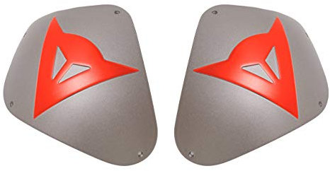 Dainese - Kit Shoulder Sport Alum. Unisex, Spalline Moto Uomo e Donna, Protezione Spalla Giacca Moto, Slider Spalle Moto, 2 Piastre in Alluminio Sostituibili, 4 Fori, Rosso