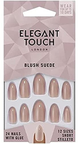 Elegant Touch Core Colour Nails Blush Suede