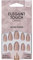 Elegant Touch Perfect Colour Lot de 24 faux ongles courts avec colle Nude, Lot de 1