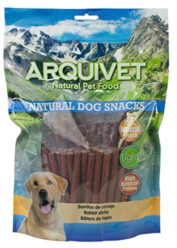 Arquivet, Kaninpinnar 1 kg, 100 snacks för hundra naturliga hundar, godis, utmärkelser, godsaker, godsaker, hundbelöningar – träning, träning och lek