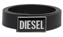 Diesel_LOGO B-GLOSSY_APPAREL_BELT_Schwarz_95