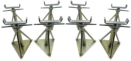 Static Caravan Axle Stands Large X8 (Extra Wide Mobile Home Support 15 -20)
