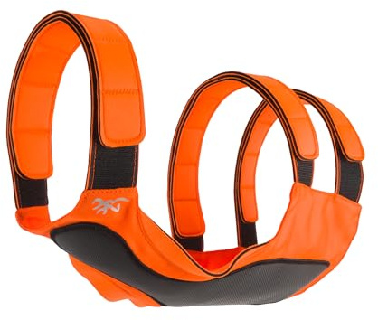 Browning Pet Vests, Hi Vis Safety Vests for Dogs, Safety Orange, Medium, Chest Protection Vest