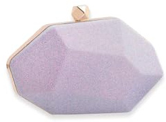 CORIOS Borsetta da Sera Donna Paillettes Clutch Pochette Piccola con Catena Elegante Borsa a Spalla e Tracolla Gorgeous Messenger Viola Chiaro