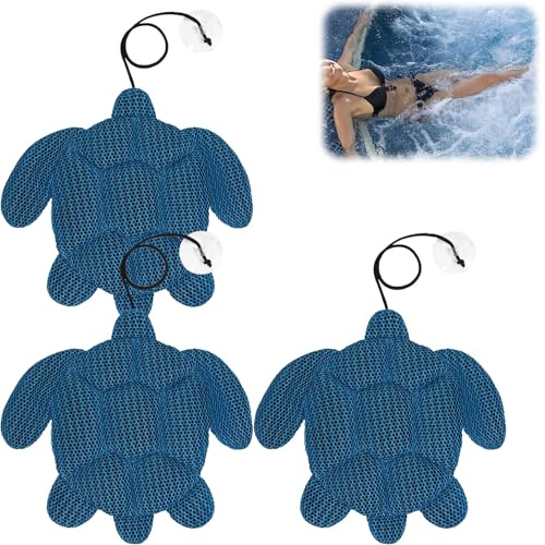 4 Pack Hot Tub Accessories, 4 Pack Reusable Cute Turtle Hot Tub Cleaner for Hot Tub Spa, Hot Tub Scum Absorber Sponges Scum for Oil Absorbing Collector Water Clear (3PCS)
