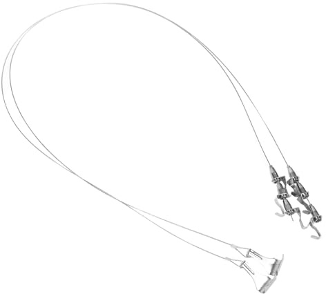 HONITANO 2 juegos Kit de Colgado Resistente para Cuadros con Ganchos Ajustables y Cable de Acero de Sistema Multifuncional para Colgar Espejos Pinturas y Fotografías Soporte Seguro y