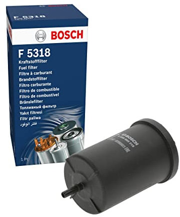 Bosch F5318 Car Gasoline Filter - Separates Particles from Fuel - Protects the Injection System