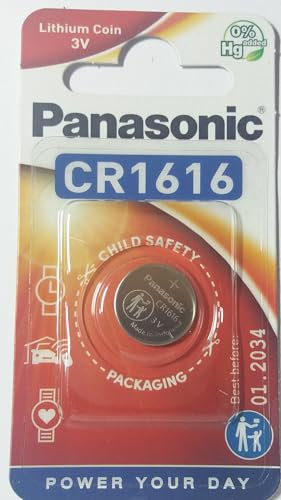 Panasonic CR1616 Pile bouton au lithium, 3 V