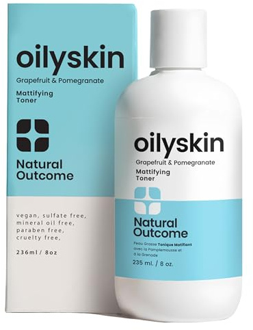 Natural Outcome Oily Skin Face Toner | Purifying Astringent Facial Toner | Naturally Keeps Skin Matte & Shine Free | Minimizes Appearance of Pores While Keeping Skin Hydrated with Aloe Vera | 8 oz