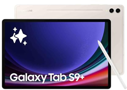 Samsung Galaxy Tab S9+ 12.4 256GB Wi-Fi Tablet Beige