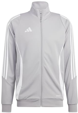 adidas mens Tiro 24 Training Jacket, Team Mid Grey/White, X-Large