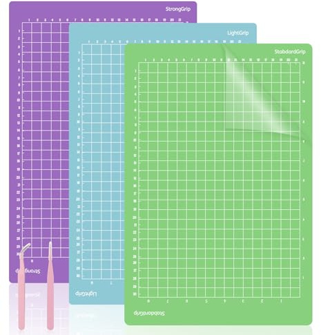 Schneidematte für Cricut Joy Xtra 8,5 x 12 Zoll/21.6 x 30.5 cm Cricut Joy Schneidematte, 3 Stück Ersatzkleber Klebrige Schneidematten, Rutschfester Schneidematten für Cricut Joy Zubehör