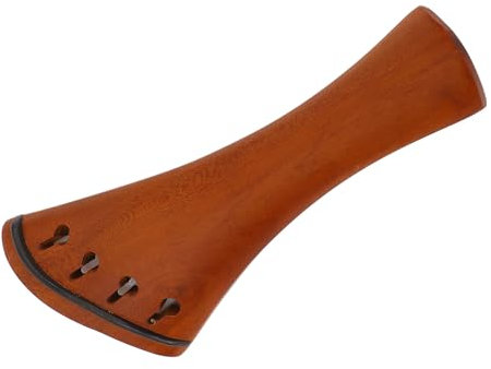 Feinstimmer-Saitenhalter für Violine aus Jujube-Holz, 4/4-Saitenhalter für Abgeschrägte Geigensaiten mit Trimmer, Einfache Installation für Anfänger und Profis, Verbesserte