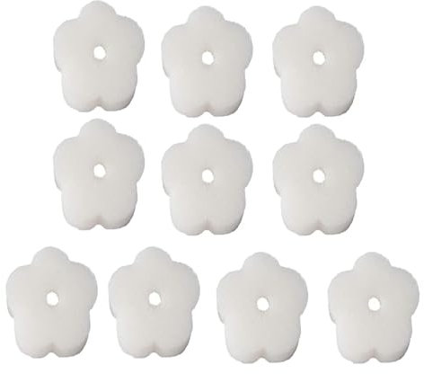 QIUYMGFG Kit Limpieza Piscina Maintenance Kit Accesorio con Forma de Flor Que Absorbe Aceite Esponja de Dibujos Animados Escoria Flotante Filtros para Piscinas SPA en casa(10pcs)