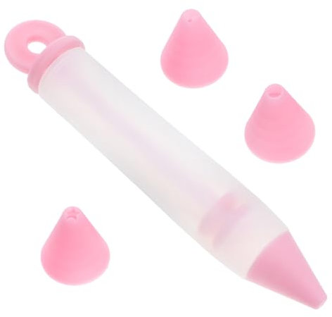 ASAKKURA Pennarello Per Decorazione Di Dolci in Silicone Di Pennarello Per Cioccolato e Strumenti Per Lettering e Disegno Su Torte e Biscotti Varie Opzioni Di Ugello Per Decorare Crema e Al