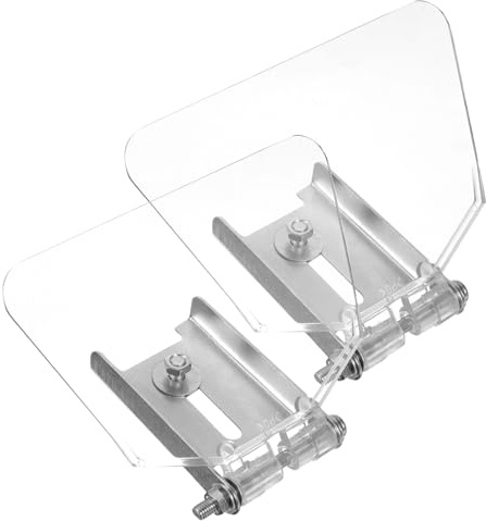 SEWACC 2pcs Bench Grinder Safety Glasses Protective Eyewear Stainless Steel Shield for Workshop Use Bench Eyeshield Assembly Included