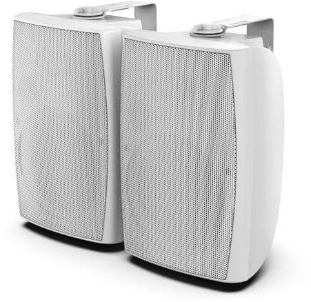 STUDIOFINIX 8-Inch 600W Passive Outdoor Speakers Wired, IP44-Rated Waterproof, All-Weather Speakers Ideal for Large Spaces (Commercial Areas, Spacious Backyards, Auditorium)