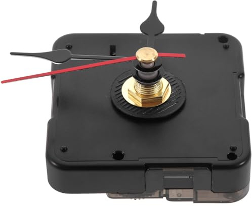 DECOMELODY Mecanismo Reloj de Cuarzo Silencioso Manecillas para Reparación y Bricolaje, Kit para Relojes de Pared y Mesa de 10-12 CM, Funcionamiento Preciso y Compacto