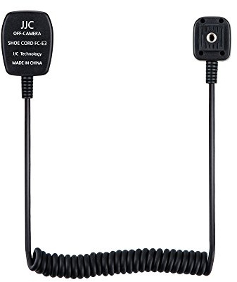 Flash TTL Cord JJC Off-Camera Flash Hot Shoe Cord for Canon R5 R6 RP R T8i T7 T7i T6 T6i T6s T5 T5i SL3 SL2 90D 80D 77D 6D Mark II 5D Mark IV M50 M6,etc Replaces Canon OC-E3 Cord -1.3m