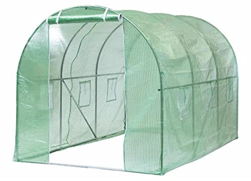 Nature Gewächshaus 200x350x200cm Folien Treibhaus Tomatenhaus Pflanzenhaus