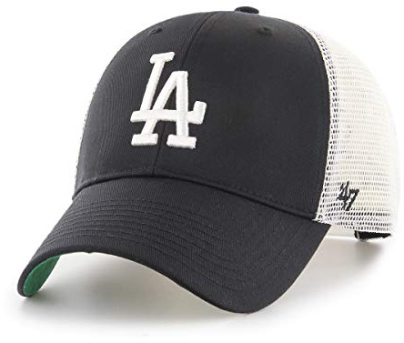 47 Los Angeles Dodgers MLB Most Value P. Branson Negro Blanco Gorra de Camionero Ajustable