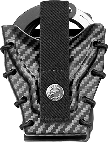 Kydex Handcuff Case Fit ASP Handcuffs & Hinged Handcuffs & Chain Handcuffs|MOLLE/Belt Clip Available |Law Enforcement Cuff Holder| Strap Removable&Retention Adjustable,1.5&1.75&2.0&2.25'' Duty Belt