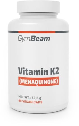 GymBeam Vitamina K2, Forma Biologicamente Attiva di Vitamina K (MK-7), Contribuisce alla Coagulazione del Sangue e alla Salute delle Ossa, Capsule Adatte a Vegetariani e Vegani