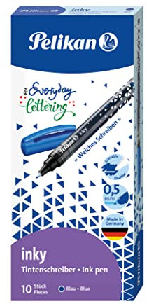 Pelikan Tintenschreiber Inky 273, blau, 10 Stück