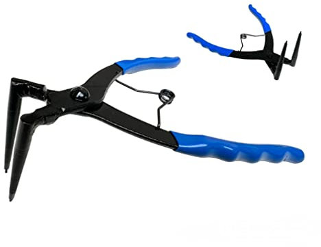 Pinze per anelli di sicurezza a punte piegate pinze per anelli elastici seeger a becco lungo piegato 90 gradi di curvatura per esterni per moto auto camion